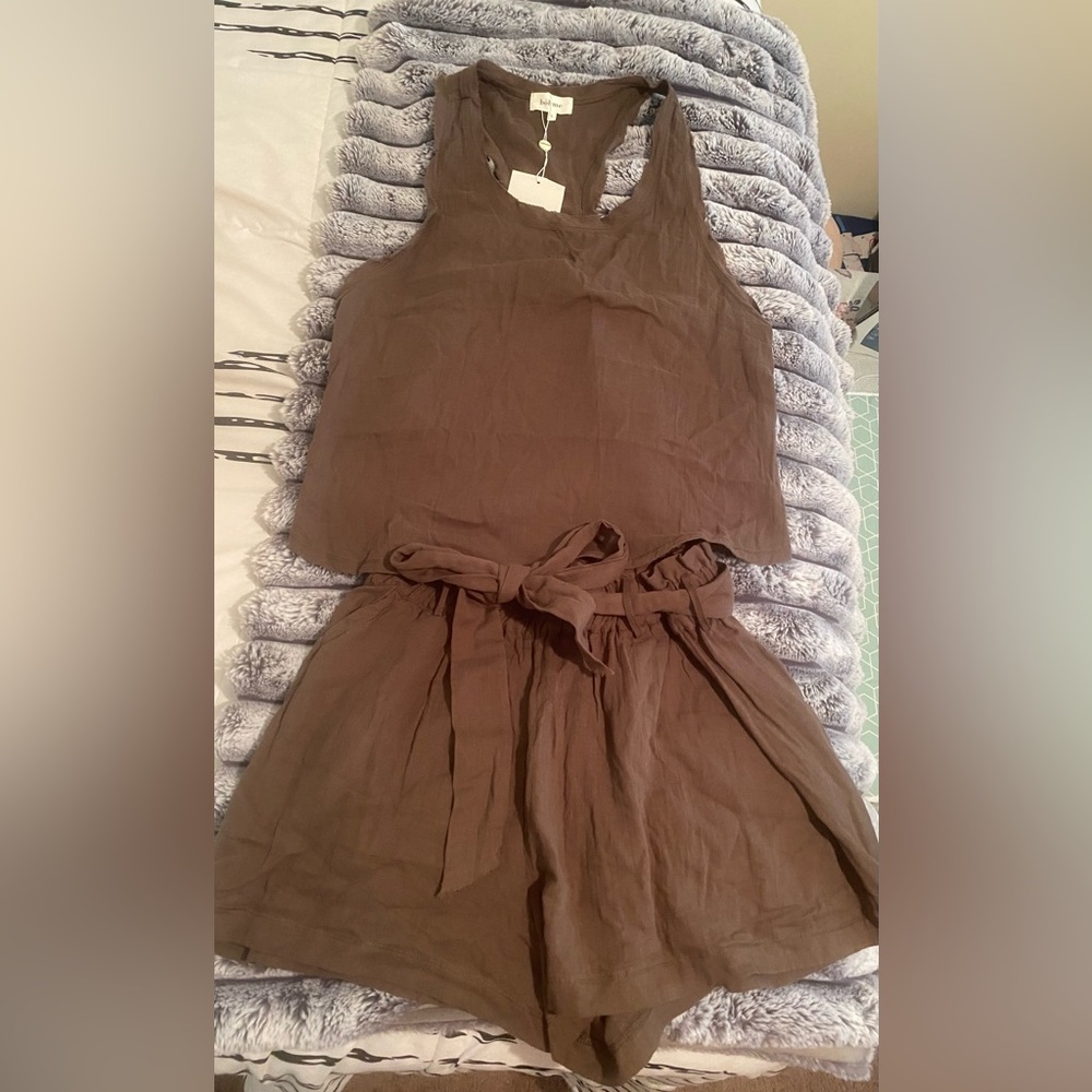Matching tank and shorts set!